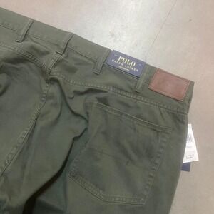 NWT Polo Ralph Lauren men's angler grey classic fit 5 pocket chino pants new 44B